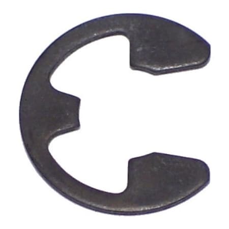 Midwest Fastener External-E Retaining Ring, Steel Black Phosphate Finish, 3/8 in Shaft Dia, 30 PK 61095